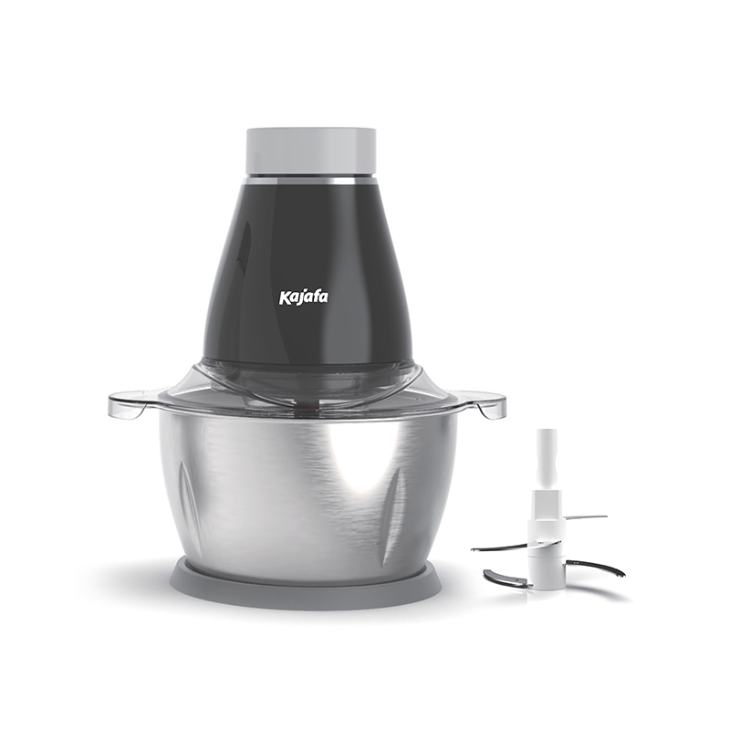 FP118S Mini Chopper Elektrische Keukenmachine met 1.5L Robuuste Roestvrijstalen Kom, 400 W, 4 Bi-Level Messen, Mini Keukenmachine voor Voedsel, Groenten, Fruit en Noten