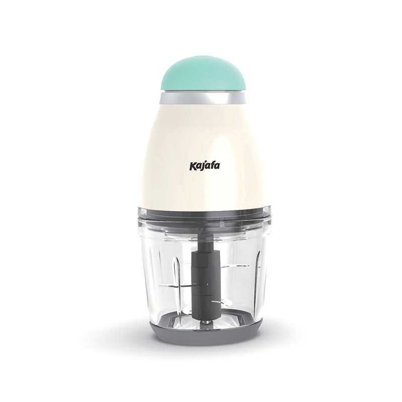 FP138E-G 500 ML Keuken Mini Food Chopper-Elektrische Keukenmachine, Groente- en Fruitsnijder, Uiensnijmachine, Met Transparante Glazen Kom, Uiensnijder