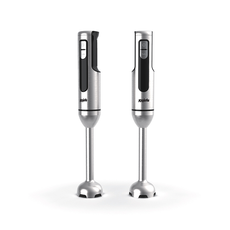 Kan ik direct in een glazen container mengen met behulp van een handblender?