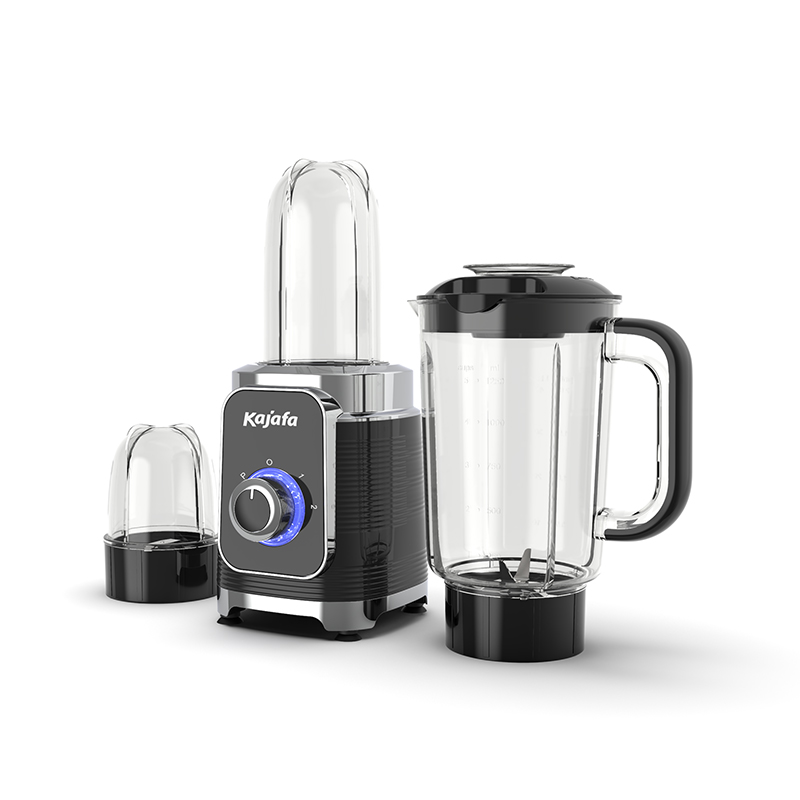 BL215ABD 3 i 1 blender met roestvrijstalen messen 1,0 l met 500 ml smoothiemaker en koffiemolen, nieuw ontwerp