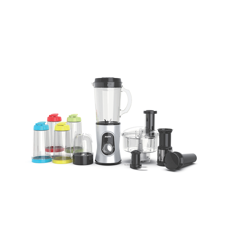 BL268ABCEF-21PCS Multifunctionele Portable Blenders, Smoothie Maker met keukenmachine, Slicer, Shred & Grinder, Juicer extractor Machine