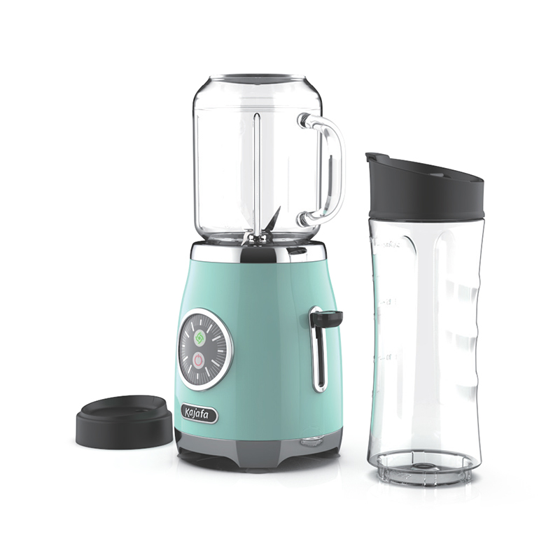 BL399B-P4 Smoothieblender met scherpe messen, persoonlijke mini-blender voor shakes en smoothies, blender voor keuken met mixen, BPA-vrije reisbeker & 600ml Mason Cup