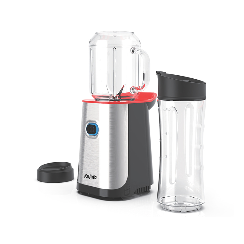 BL509B-P4 Smoothieblender met scherpe messen, persoonlijke mini-blender voor shakes en smoothies, blender voor keuken met mixen, BPA-vrije reisbeker & 600ml Mason Cup