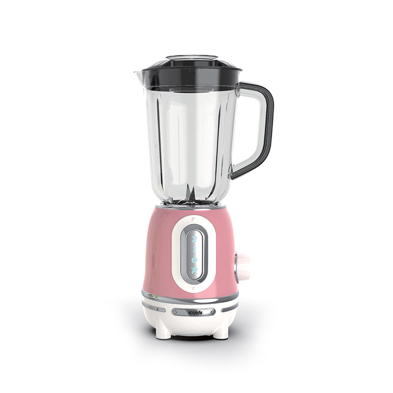 BL489B-P Blender Smoothie Maker, 1.0L Professionele Aanrecht Jug Blender, 2 Instelbare Snelheden & Pulsfunctie, voor Smoothie, Milkshake, Vruchtensap en Ice Crush