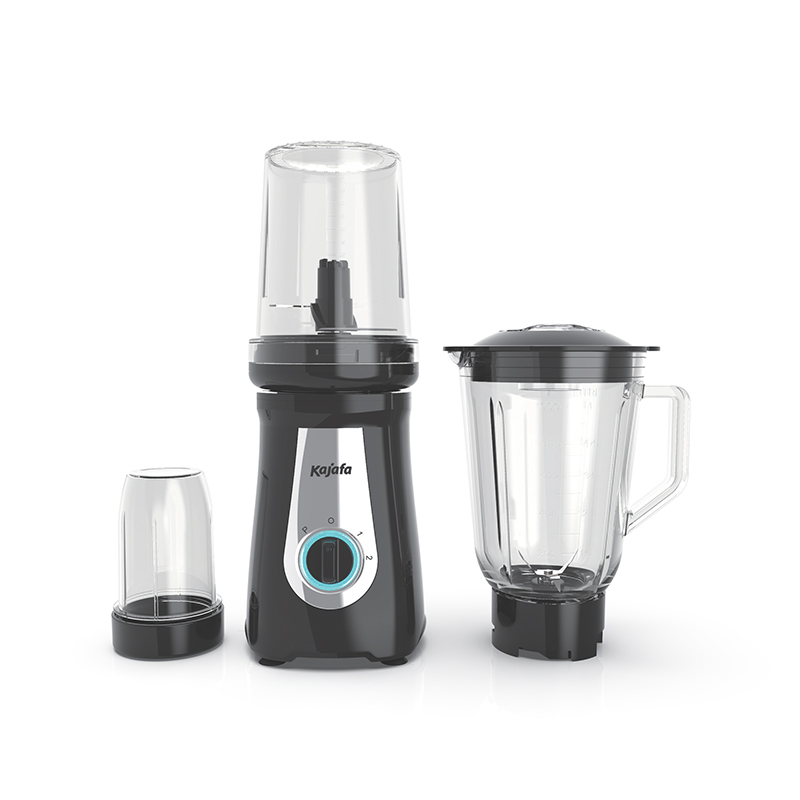 BL-358ABE-G Blender Smoothie Maker, 3 in 1 High Speed ​​Blender met 1,0L glazen kan, multifunctionele keukenmachine en molen voor bevroren fruit, groenten en koffiebonen